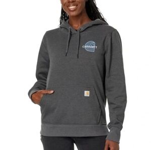 Carhartt Women's Rain Defender Relaxed Fit Midweight Chest Graphic Sweatshirt